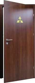 Olovené dvere drevené s Pb vložkou