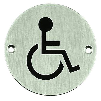 Označenie telesne postihnutí okrúhly piktogram