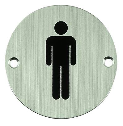 Označenie WC páni okrúhly piktogram
