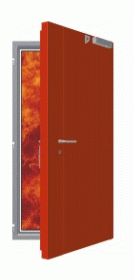 Protipožiarne dvere oceľové D1 EW60